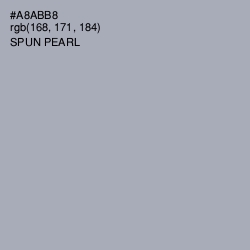 #A8ABB8 - Spun Pearl Color Image